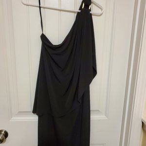 One Shoulder Drape Mini